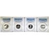 Image 1 : 4- 2007-S STATE QUARTERS, ALL PCGS PR-70 DCAM