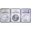 Image 1 : 3- NGC EAGLES; 2013-S MS-69 EARLY RELEASE,
