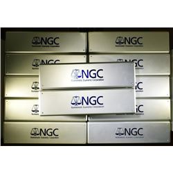 12- USED NGC PLASTIC CONTAINERS WITH LIDS-EMPTY!