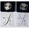 Image 1 : 2004-W & 2005-W PROOF AMERICAN SILVER EAGLES
