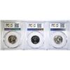 Image 2 : 1965, 1966, & 1967 SMS QUARTERS, PCGS SP67