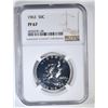 Image 1 : 1963 FRANKLIN HALF DOLLAR, NGC PF-67