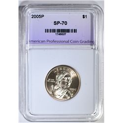 2005-P SACAGAWEA DOLLAR APCG PERFECT SATIN FINISH