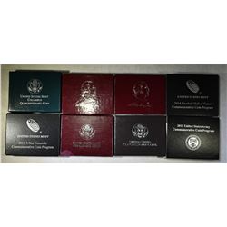 MODERN U.S. HALF DOLLAR COMMEMORAATIVE LOT