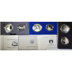 3-MODERN 2-PIECE PROOF COMMEM SETS