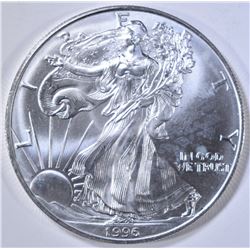 BU 1996 AMERICAN SILVER EAGLE BETTER DATE