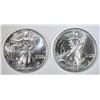 Image 1 : 2-BU 1997 AMERICAN SILVER EAGLES