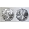 Image 1 : 2-BU 2020 AMERICAN SILVER EAGLES