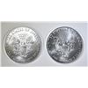 Image 2 : 2-BU 2020 AMERICAN SILVER EAGLES