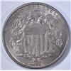 Image 1 : 1868 SHIELD NICKEL CH BU