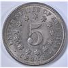 Image 2 : 1868 SHIELD NICKEL CH BU