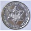 Image 1 : 1851 3 CENT SILVER BU