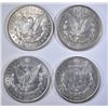 Image 2 : LOT OF 4 MORGAN DOLLARS   XF+-AU