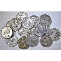 $4 FACE VALUE 90% SILVER QUARTERS