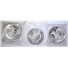 Image 2 : 3- 1oz  .999 SILVER WORLD TRADE COMMERCE ROUNDS