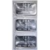 Image 2 : 3- 1oz .999 FINE SILVER BARS- SHELBY MUTUAL