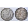 Image 1 : 1896 BU & 1902 XF MORGAN DOLLARS