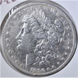 1890-CC MORGAN DOLLAR  VF