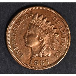 1887 INDIAN HEAD CENT  BU RB