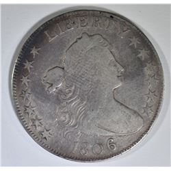 1806 BUST HALF DOLLAR  VF