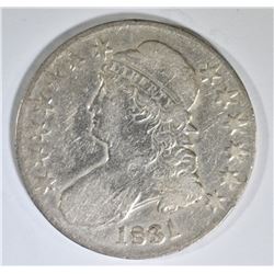 1831 BUST HALF DOLLAR  XF