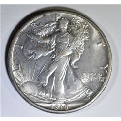 1918-S WALKING LIBERTY HALF DOLLAR  BU