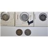Image 1 : SEATED DIMES; 1888-S VG, 1853 FINE CLEANED,