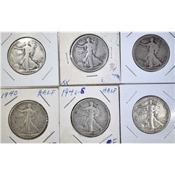 1917 G, 1917 & 1917-D VG, 2- 1940 1- 1940-S FINE