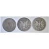 Image 2 : 3 CIRC MORGANS; 2- 1900-O & 1- 1901-O
