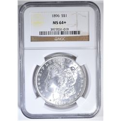 1896 MORGAN DOLLAR  NGC MS-64+