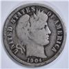Image 1 : 1904-S BARBER DIME G/VG