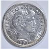 Image 1 : 1908-D BARBER DIME AU/BU