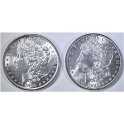 1888 & 98 MORGAN DOLLARS CH BU