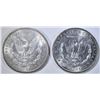 Image 2 : 1887 & 1900 MORGAN DOLLARS BU