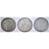 Image 1 : 1887-O, 91-O, 98-O MORGAN DOLLARS CIRC