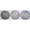 Image 2 : 1887-O, 91-O, 98-O MORGAN DOLLARS CIRC