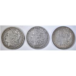 1888-O, 89-P,O MORGAN DOLLARS CIRC