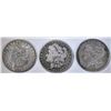 Image 1 : 1884-P,S & 86-O MORGAN DOLLARS CIRC