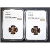 Image 1 : 2 1964 LINCOLN CENTS NGC PF-68 RD