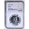 Image 1 : 1957 FRANKLIN HALF DOLLAR, NGC PF-67