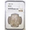 Image 1 : 1884 MORGAN DOLLAR, NGC MS-63