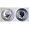 Image 2 : 2-BU 2020 AUSTRALIAN 1oz SILVER KANGAROO COINS