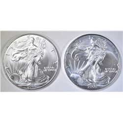 2-2003 BU AMERICAN SILVER EAGLES