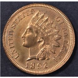 1892 INDIAN CENT CH BU RED
