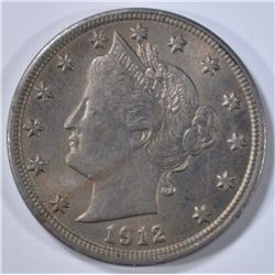 1912 LIBERTY NICKEL AU