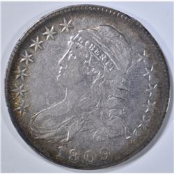 1809 BUST HALF DOLLAR VF