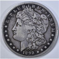 1892-S MORGAN DOLLAR XF