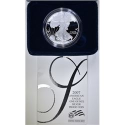 2007-W PROOF AMERICAN EAGLE ORIG BOX/COA