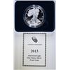 Image 1 : 2013-W PROOF AMERICAN EAGLE ORIG BOX/COA