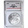 Image 1 : 2003 AMERICAN SILVER EAGLE, TDCS PERFECT GEM BU